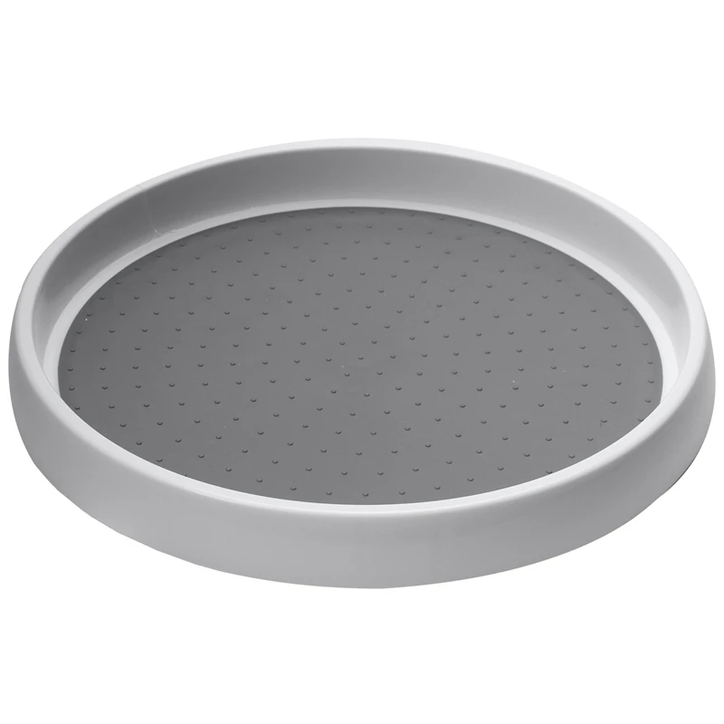 

Вращающаяся на 360 градусов Нескользящая Полка для специй, буфетный шкаф, поворотный стол с широким основанием, корзина для хранения, вращающ...