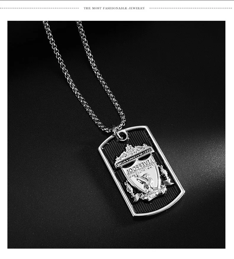 Ожерелье MINCN Liverpool ожерелье в стиле хип хоп мужское из нержавеющей стали