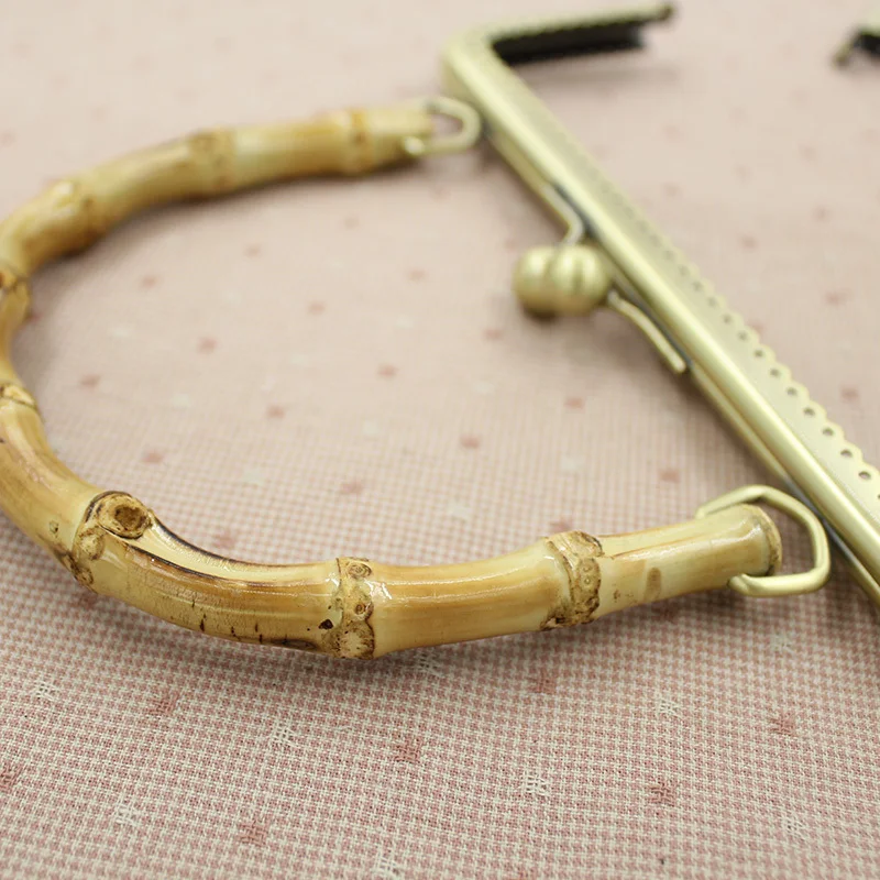 10 Pcs Per Lot Size 20 Cm 25 Metal Purse Frame With Bamboo Bag Handle Diy Handbag Accessories China Online Shop | Багаж и сумки