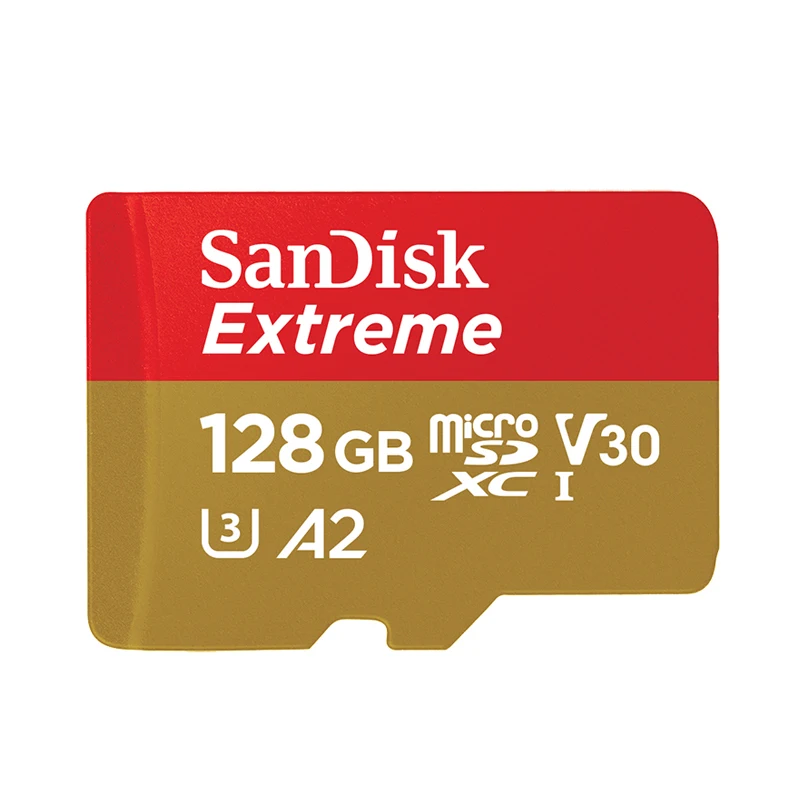 128GB Оригинальная карта памяти SanDisk Micro SD, 64 ГБ, A2, экстремальная карта памяти, 128 ГБ, 256 ГБ, 160 Мб/с, TF карта, флеш-накопитель для смартфона - Емкость: 128GB