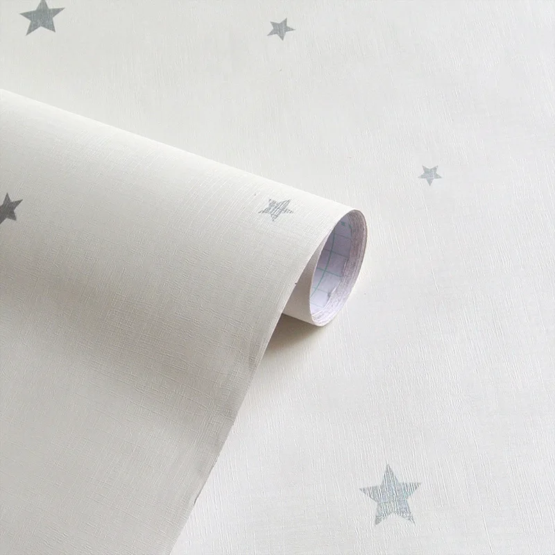 

PVC Self Adhesive Wallpapers For Kitchen Cabinets Bedroom Living Room Decoration Solid Waterproof Contact Paper Wall Stickers