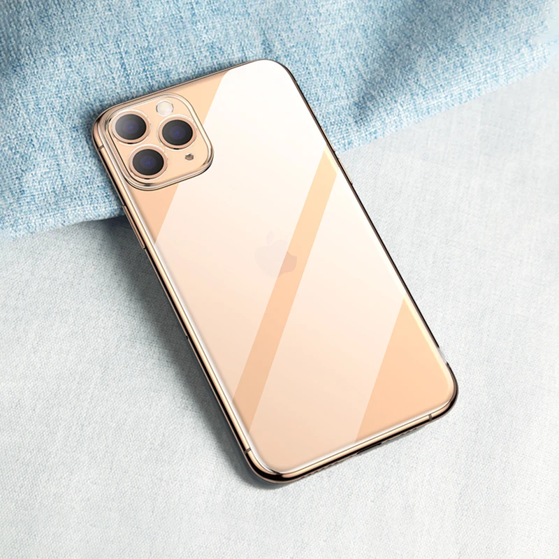 

Luxury Clear Soft Case For Iphone 11 Pro XS Max X XR Transparent Silicone Case For Iphone SE 2020 7 8 6S 6 Plus 5 5S Full Cover