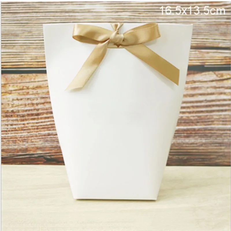 blank16.5x13.5cm 5 шт. Merci спасибо черный белый бронзированный мешок конфеты спасибо Свадебные сувениры Подарочная коробка посылка подарок на день рождения - Цвет: blank16.5x13.5cm