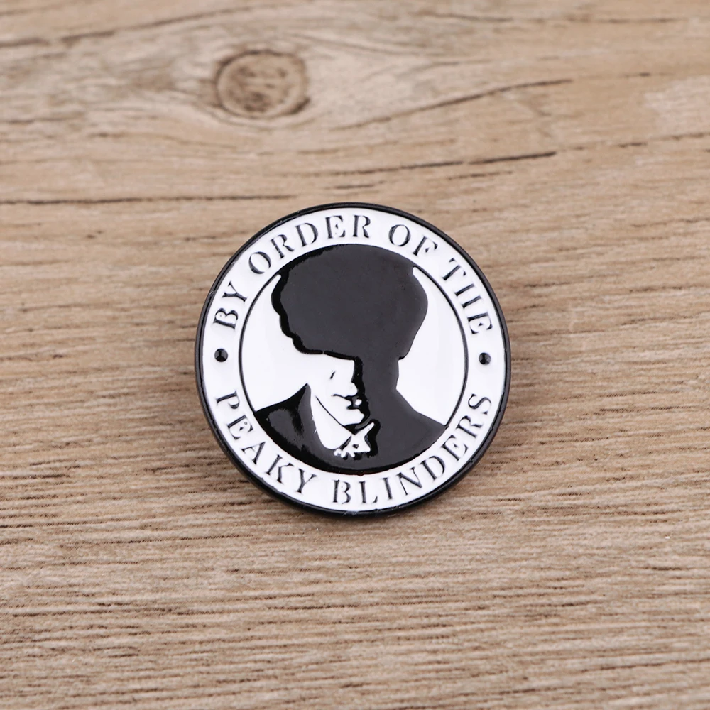 

PF596 Dongmanli Peaky Blinders Enamel Pins Brooches Woman Men Backpack Bags Badge Fashion Lapel Jewelry Friends Birthday Gifts