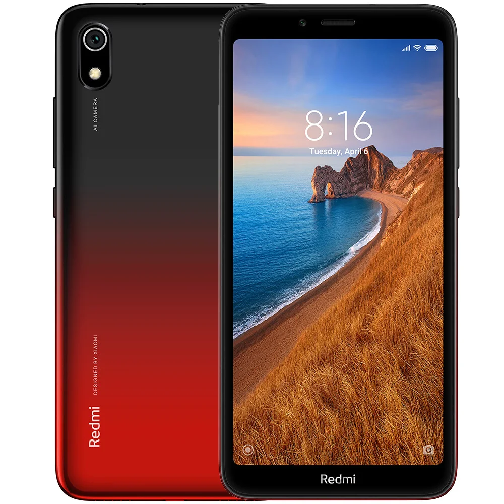 Смартфон Xiaomi Redmi 7A 4G 5 45 &quotAndroid 9 0 Восьмиядерный процессор Snapdragon SDM439 2 Гб ОЗУ 32 ПЗУ 12