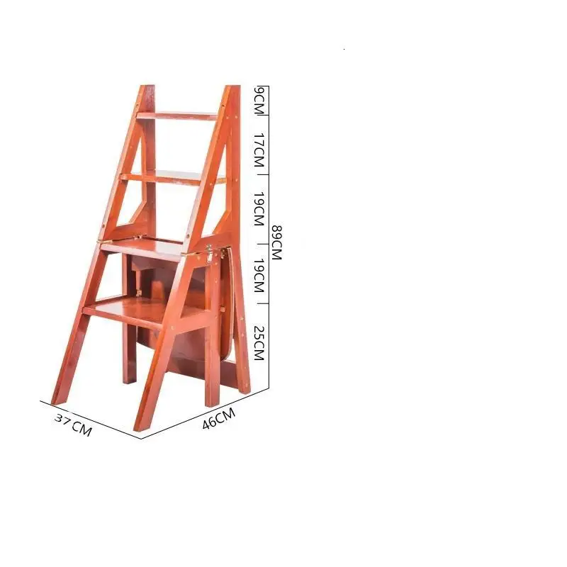 Оттоманский маленький складной внутренний стул Sgabelli Cucina Escalera Para Cocina Scaletta Legno Escaleta