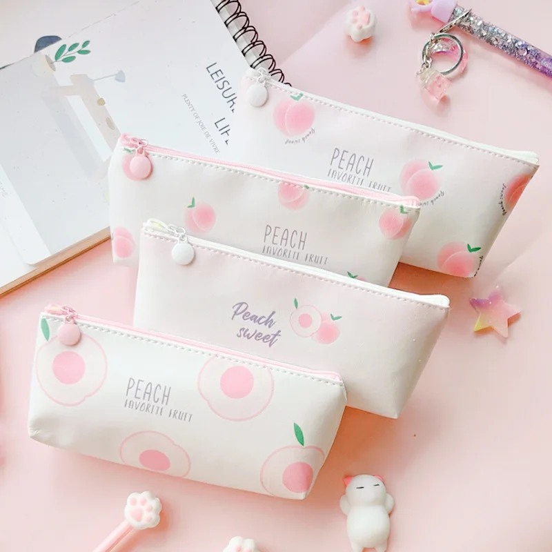 

Cute creative pencil case large capacity simple waterproof pen bag school student stationery bag