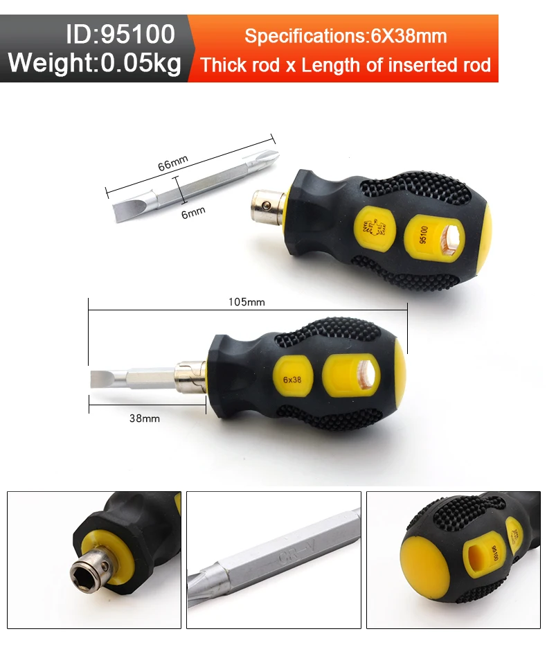 

Screwdriver Set Magnetic Insulated Phillips Slotted Screw Driver PP +TPR Handle Durable for Phone PC Repairs Hand Tools QHTITEC