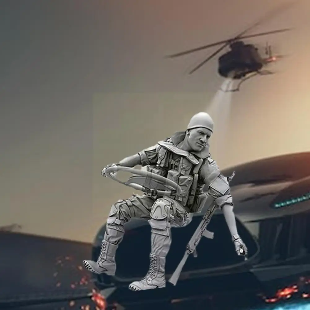 

1/35(50 мм) Набор фигурок из смолы, Русский Современный специальный самособранный солдат O3v8