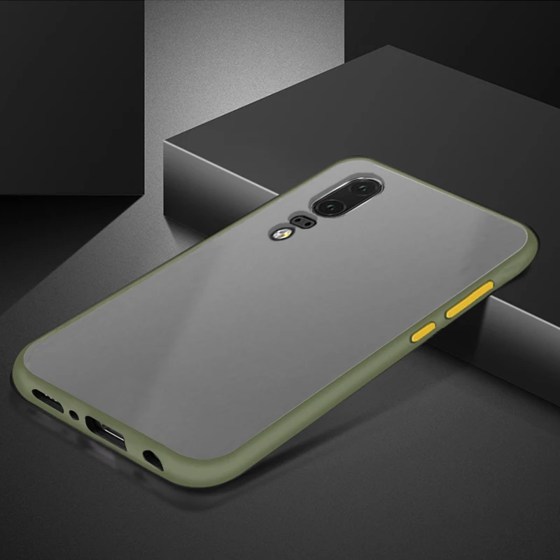 Coque Cover Case For HUAWEI P20 Pro Lite2019 20Pro Matte Transparent Luxury Shockproof Hard Acrylic Phone Back Slim Protective |