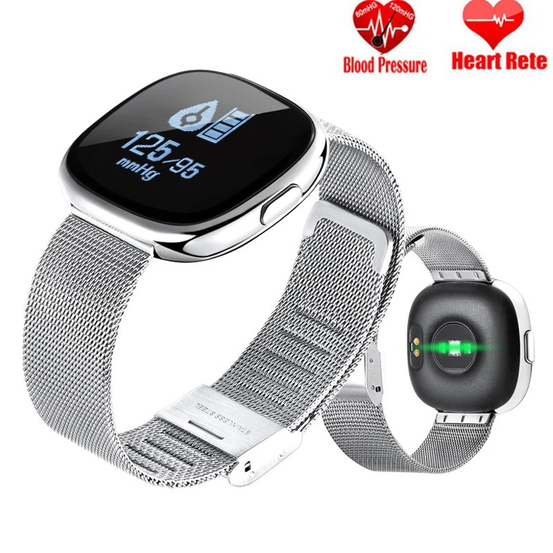 Смарт часы женский шагомер сенсор пульса спортивные фитнес трекер IP67