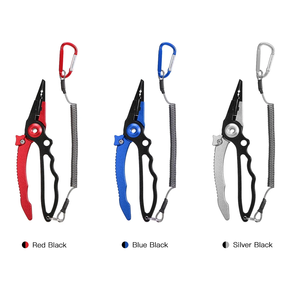 Портативные рыболовные плоскогубцы из алюминиевого сплава зажим для рыбалки