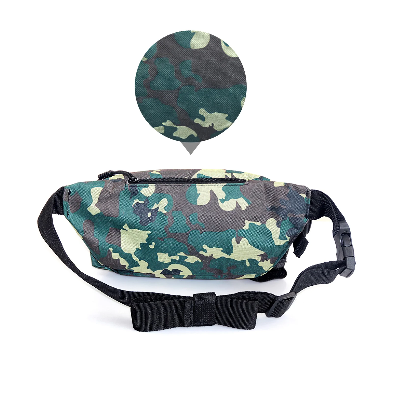 

Fishing Waist Bag Multifunctional Fishing Bag Large Capacity Fishing Fanny Pack Wear Resistant Waterproof Lightweight Camouflage