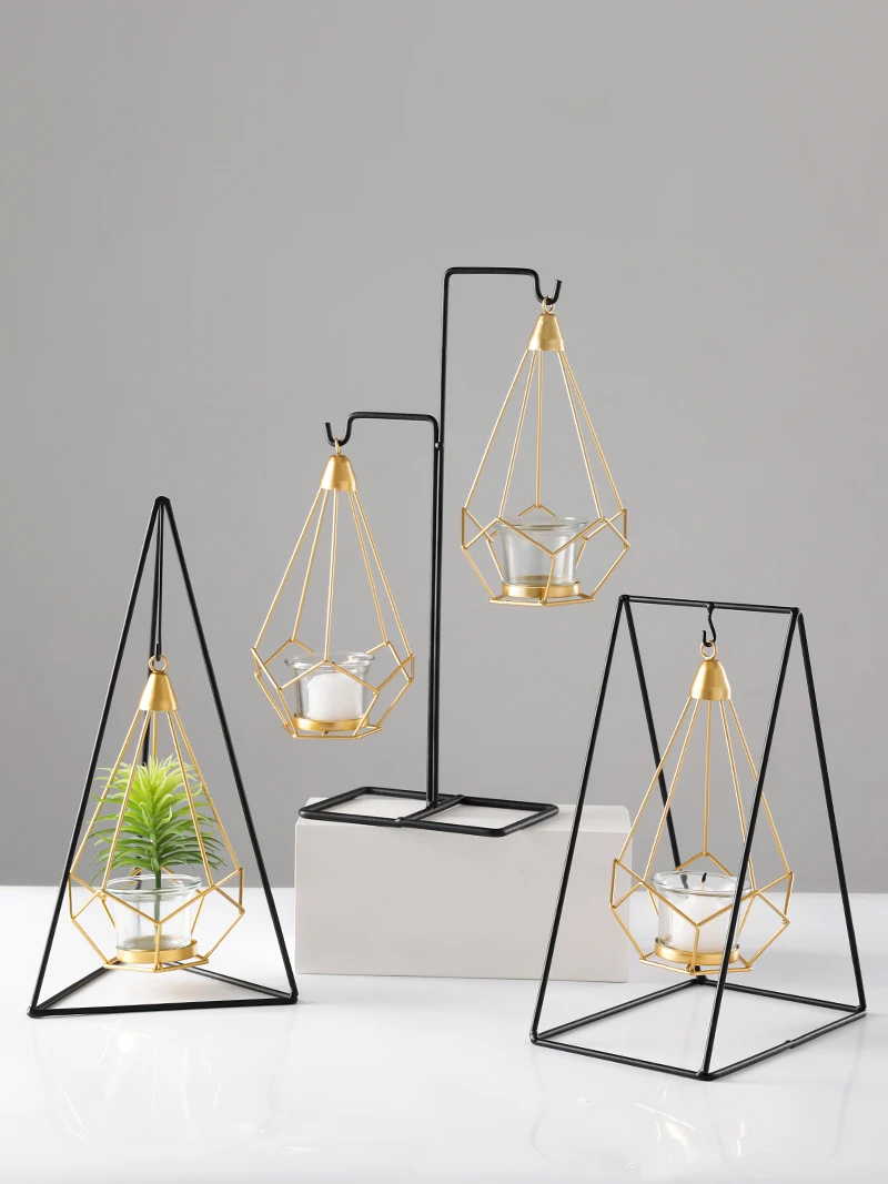 Креативный скандинавский декоративный подсвечник романтичный светильник