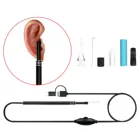 Эндоскоп для чистки ушей 3 в 1, 5,5 мм, USB, визуальный наушник, ложка для камеры HD, отоскоп