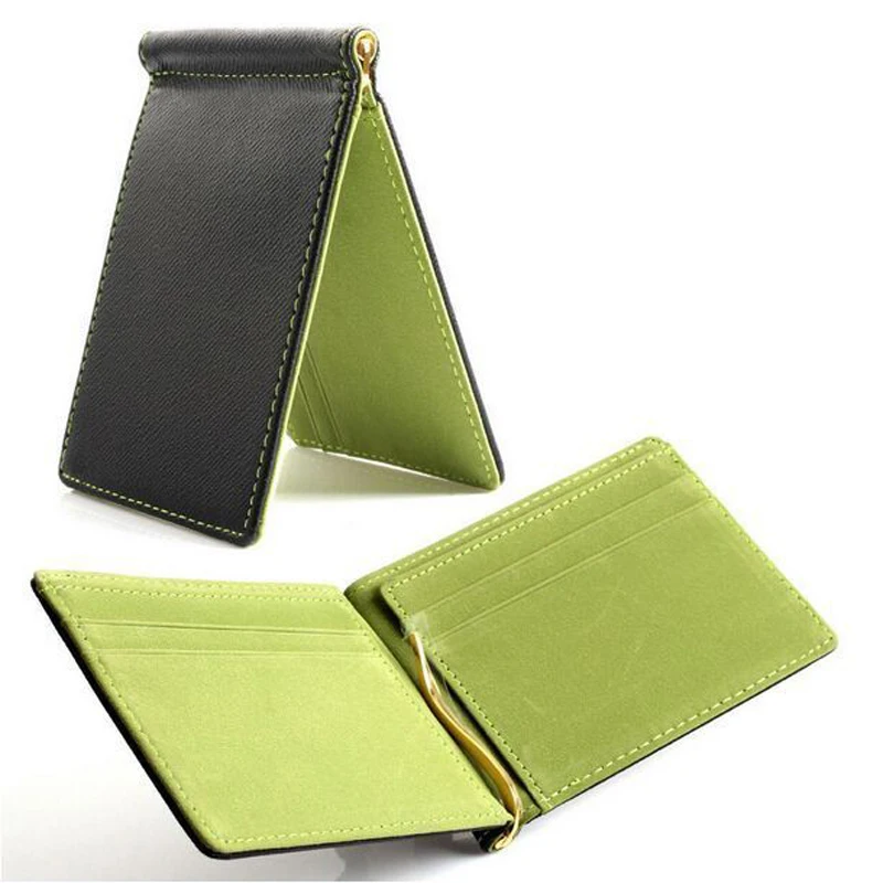 Мужские кошельки маленький унисекс кредитный держатель для карт мужской/женский