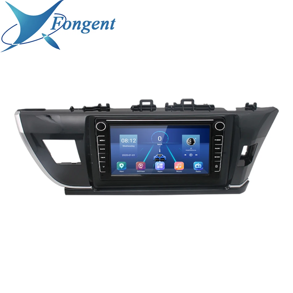 

Android 2 Din Car Radio For Toyota Corolla Ralink 2014 - 2016 4G Net Wifi Multimedia Video RDS DSP Player GPS Navigation MP5 DVD