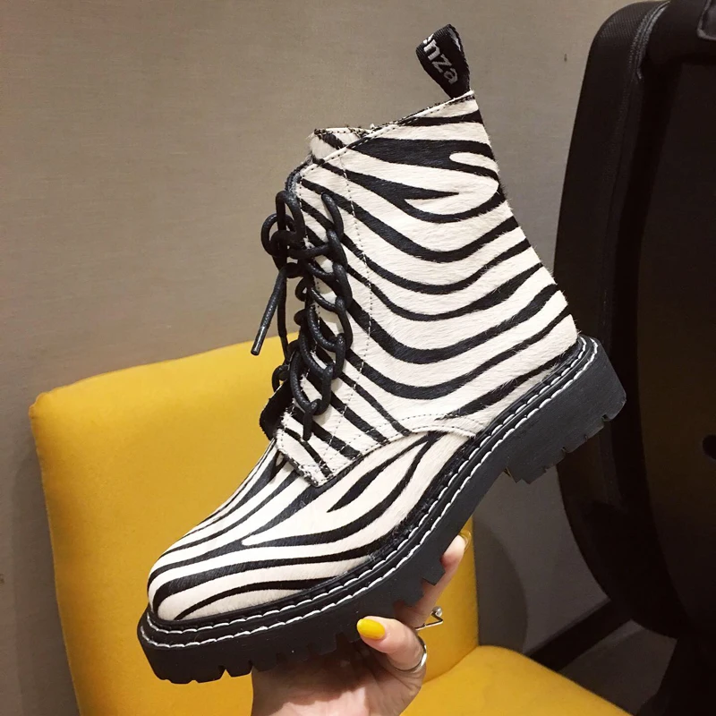 Женские ботинки модные из натуральной кожи женские дизайнерские на шнуровке с