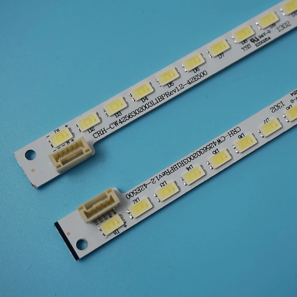 

LED backlight for Skyworth 42'' TV 42E500E CRH-CW4256302003R1BP Rev1.2 42E500 7710-642000-R080 L080 Screen REL420FY E330254