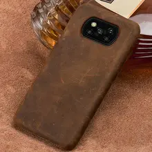 Genuine PULL-UP Leather Case for Poco X3 Pro NFC F3 GT Mi 11 10 10T Lite Cover For Xiaomi Redmi Note 10 Pro 10s 9T Note 9 8 pro