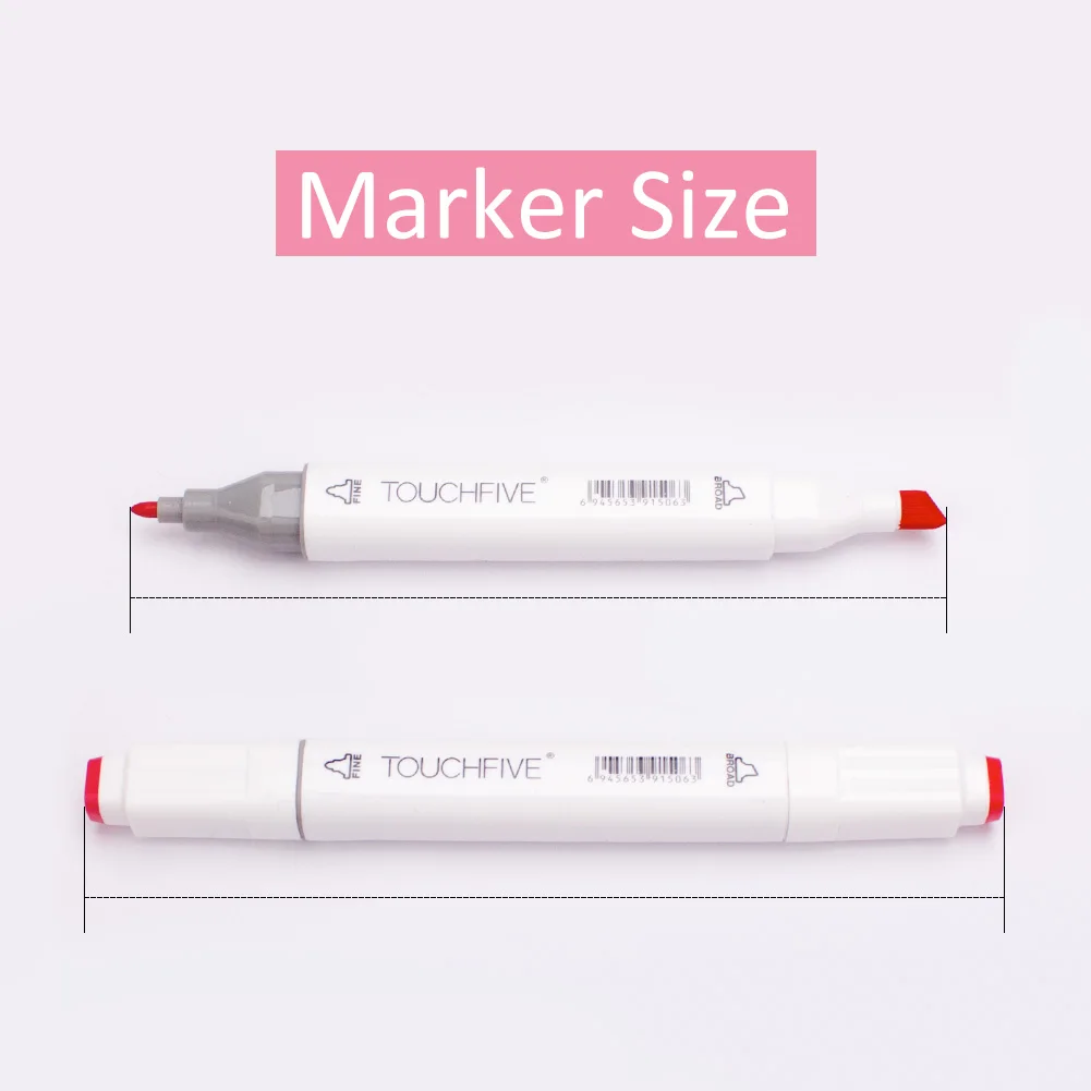 TOUCHFIVE кисть Ручки Маркеры товары для рукоделия для манга рисунок надписи каллиграфии алкоголя набор маркеров 36/40/60/80/168 Цвета ручка