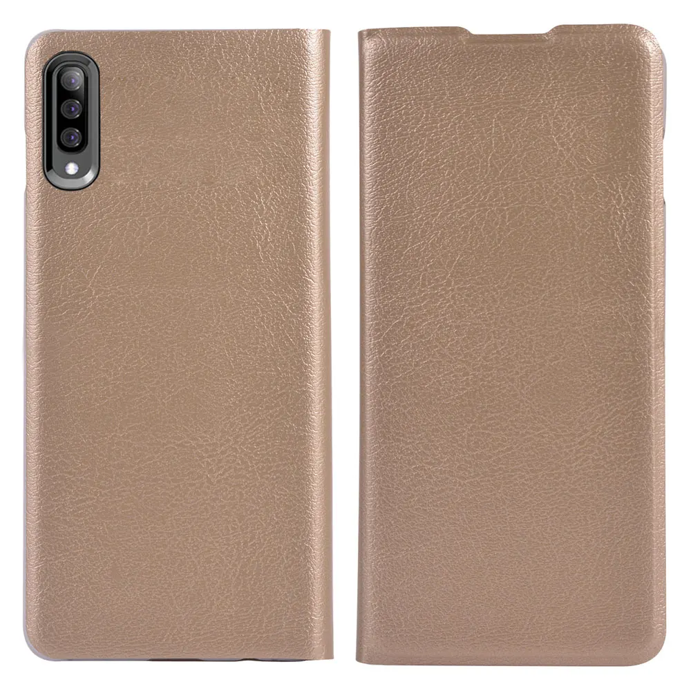 Gold Для samsung Galaxy A10 A30 A40 кожаный чехол для samsung A50 A70 A80 A 10 30 40 50 70, 80, чехол, роскошный флип-бумажник кошелек чехол для телефона - Цвет: Gold