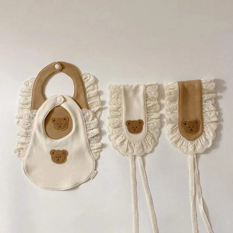 Набор повязок для волос с мультяшным медведем хлопковая детская одежда