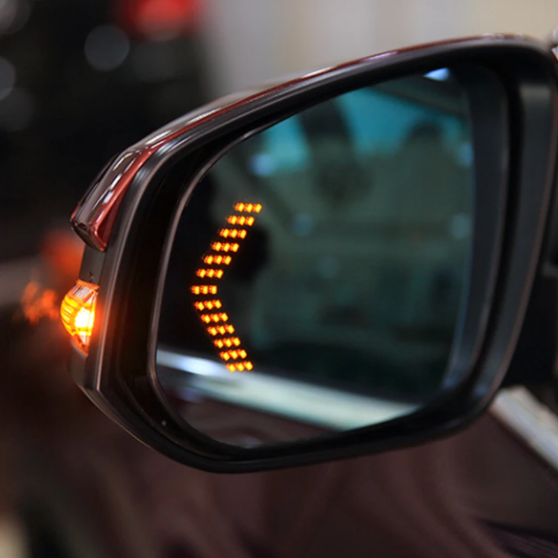 Фото 2 шт. светодиодный Автомобильные светодиодные фары на зеркало заднего вида для Kia