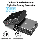AYINO AC3 192 кГц Hi-Fi аудиодекодер DAC с регулировкой громкости оптический коаксиальный RCA 3,5 мм цифро-аналоговый преобразователь DA500