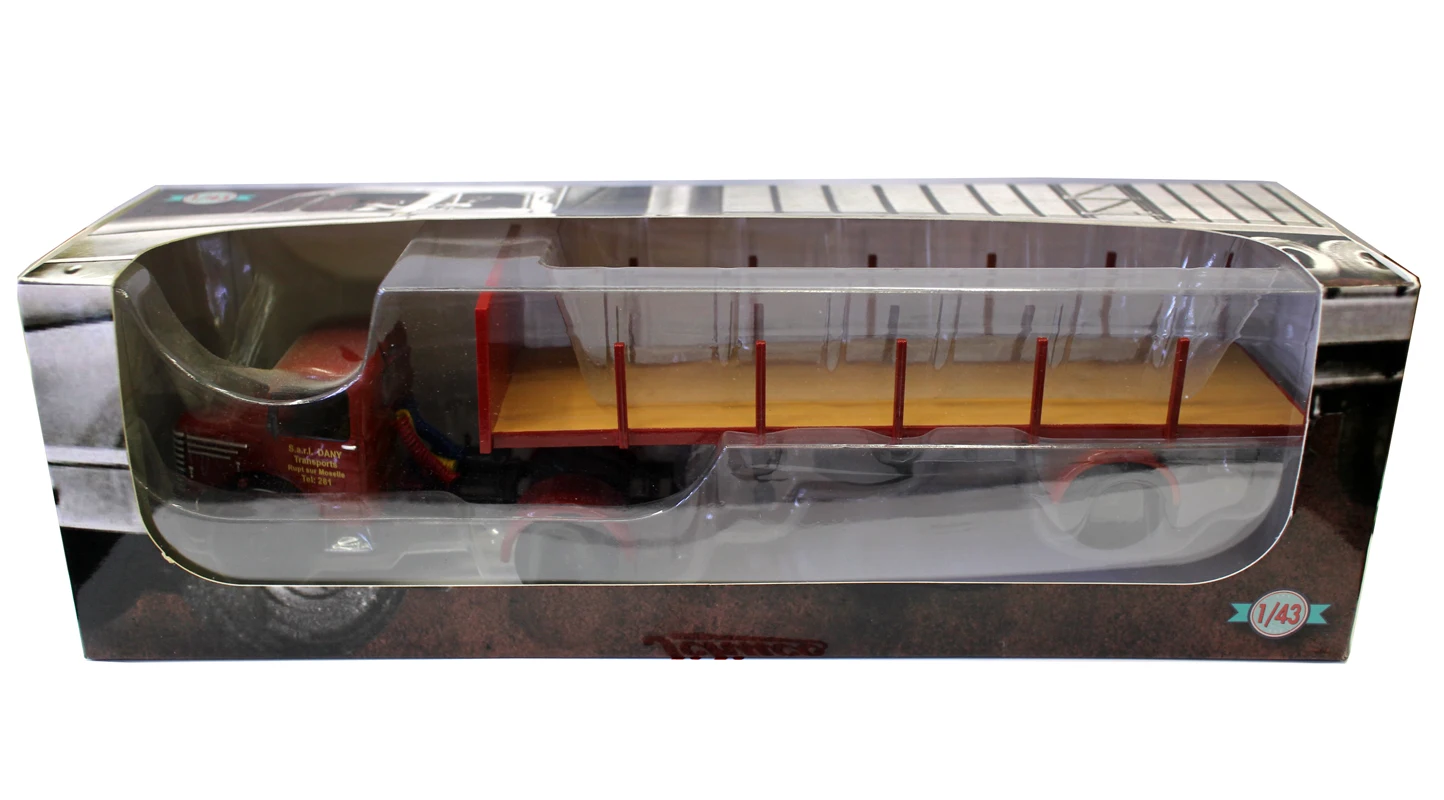 Ixo alтая весы 1/43 Грузовик Трейлер Винтаж UNIC ZU 42T 1956 DANY транспортирует деревянный