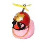 Шлем с разбитым ветром, маленькая розовая утка в подарок, маленькая утка с вырезами, украшение для гостиной, украшение для дома, украшение для стола