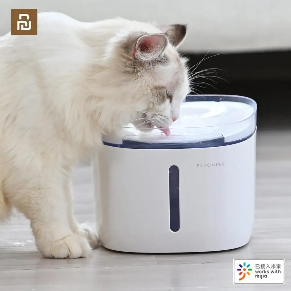 

YouPin Petoneer Pet Drinking Dispenser Automatic Pets Water Dispenser Fountain Dog Cat Pet Products Mute Drinker Feeder Bowl