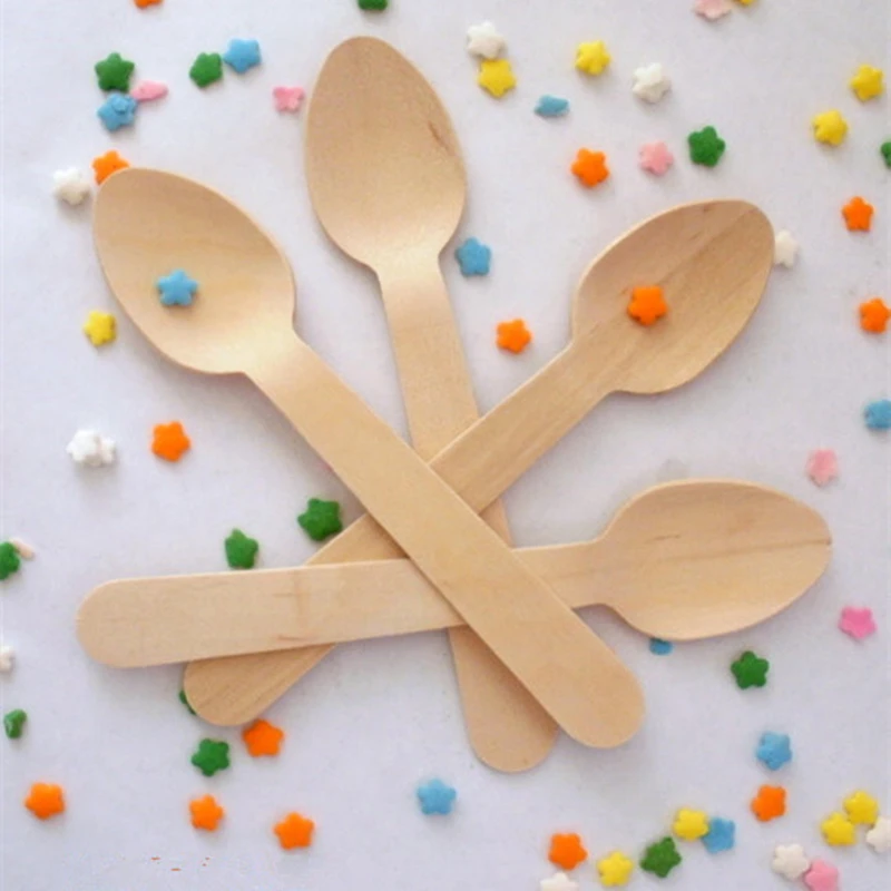 100 шт. детские столовые приборы для мороженого | Дом и сад