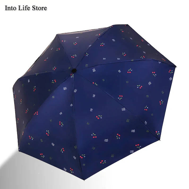 

Pocket Sun Mini Folding Umbrella Beach Five Folding Umbrella Rain Women UV Umbrellas Ladies Small Parasols Gift Ideas UPF50+