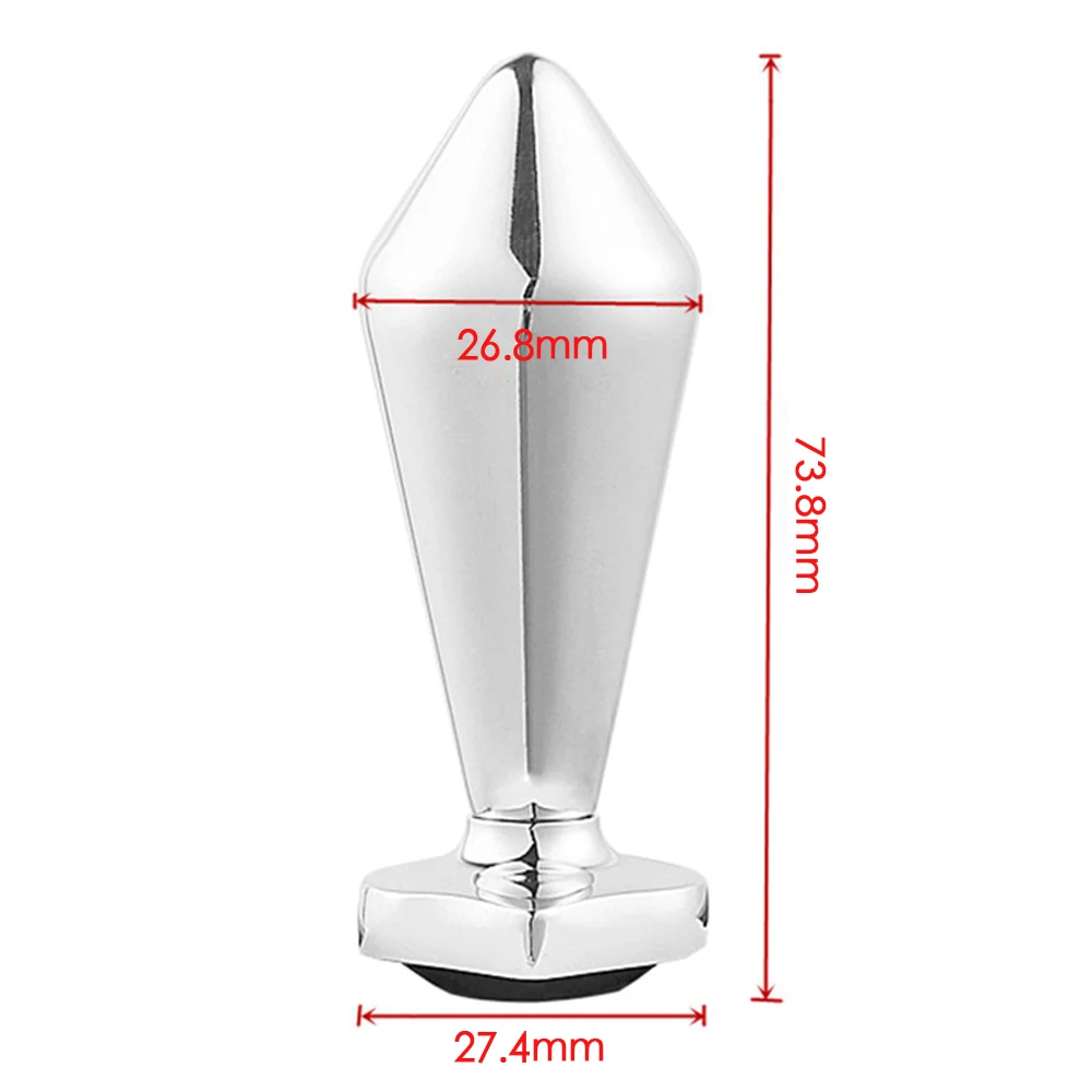 1 шт. металлическая Анальная пробка анальная секс-игрушка для взрослых в виде