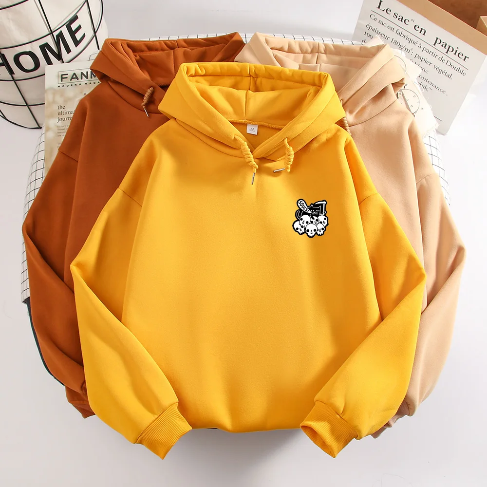 Skull Hoodie Women Goth Clothes Women Punk Gothic Plus Size Kawaii Graphic Hoodies Women Cute Kpop Fashion Sweetshirt for Girls