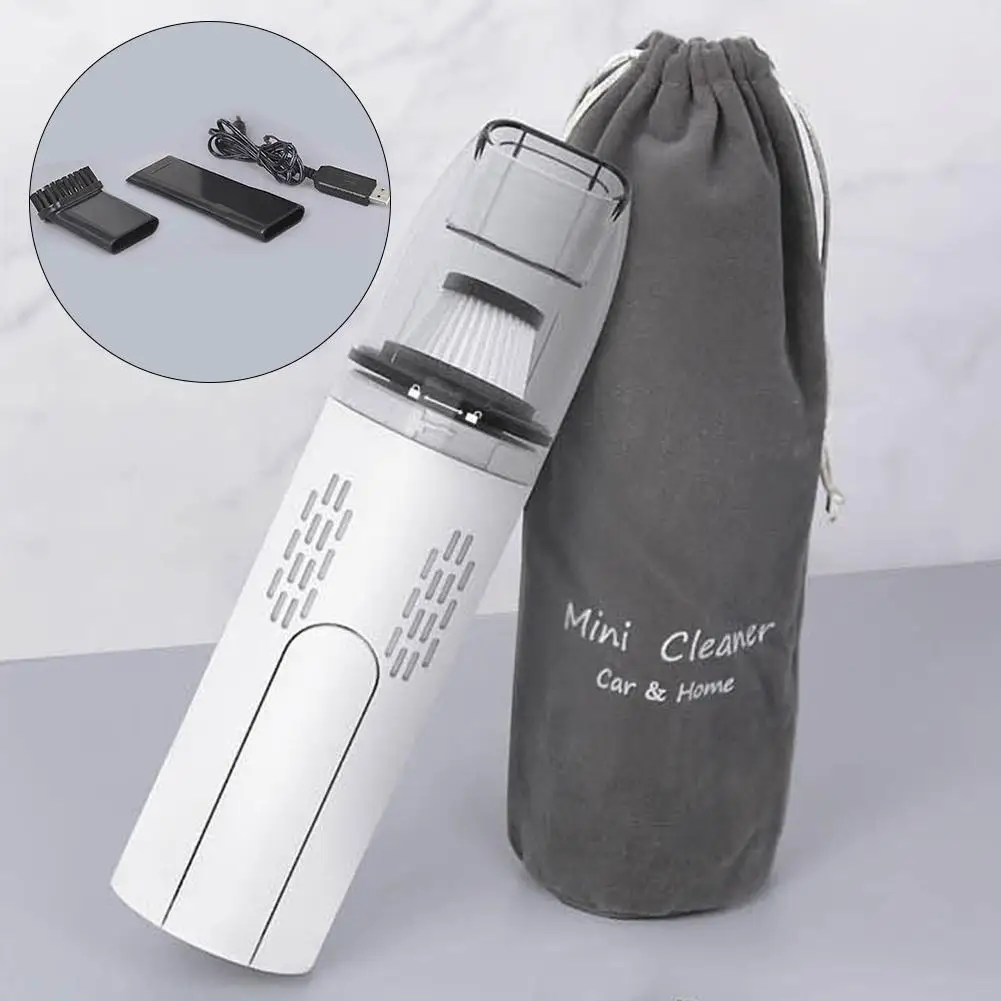 Автомобильный пылесос мощный портативный вакуумный очиститель с большой