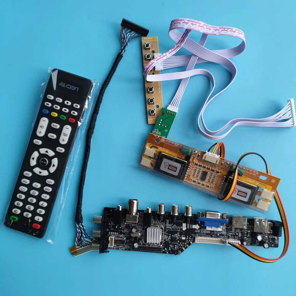Плата контроллера для Φ M190A1 4 ccfl AV TV USB 1440X900 удаленный DVB-T цифровая ЖК-панель HDMI-совместимая VGA