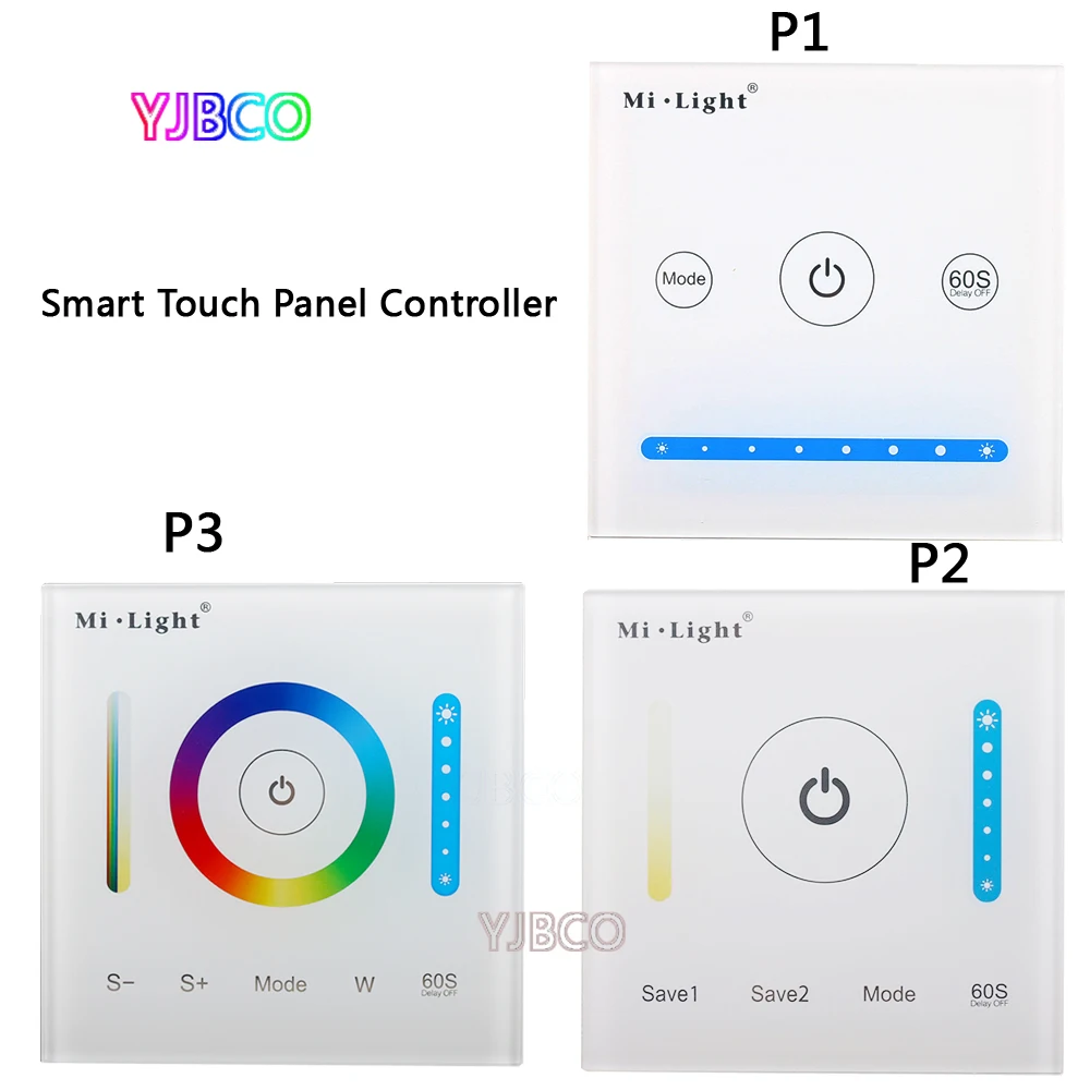Умный контроллер панели Miboxer P1/P2/P3 затемняющий светодиодный диммер RGB/RGBW/RGB + CCT