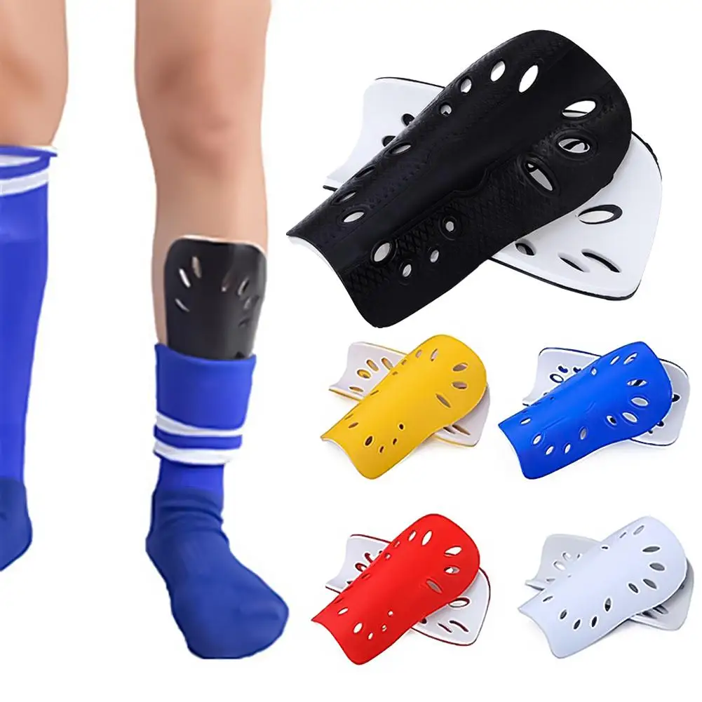 

2Pcs Sports Soccer Shin Guard Shield Pad Faux Leather Adult Children Outdoor Sports Football Leg Support Protective Cover