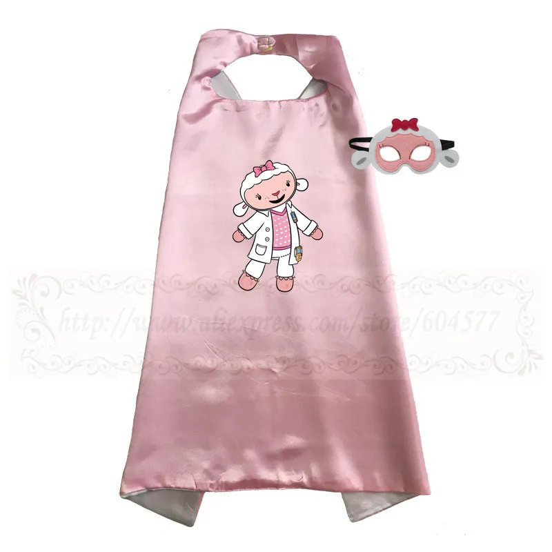 Детский костюм Doc Mcstuffins для девочек; костюмы на Хэллоуин для детей; подарки на день рождения - Цвет: Pink