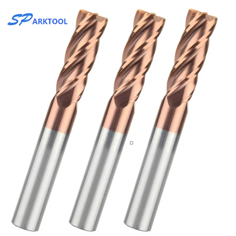 HRC55 Для закругления уголков карбида Концевую Фрезу сплав покрытие Вольфрам Сталь