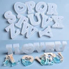 3D буквы алфавита эпоксидная смола силиконовая форма заглавные буквы Мягкая форма для DIY УФ-смола алфавит от А до Z форма инструмент для изготовления ювелирных изделий