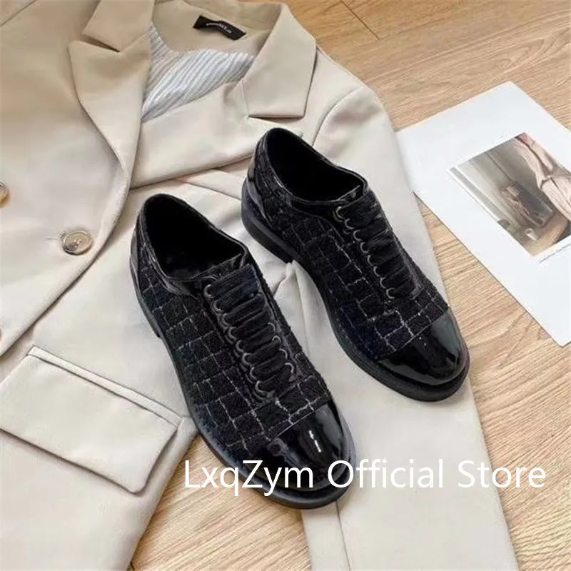 Женские туфли с блестками на низком каблуке Размеры 35-40 | Обувь