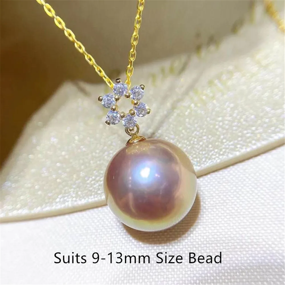 

Pendant For Jewelry Making Component Accessories Solid 925 Sterling silver Fitting For DIY Women Charm Gift.No Pearl No Chain