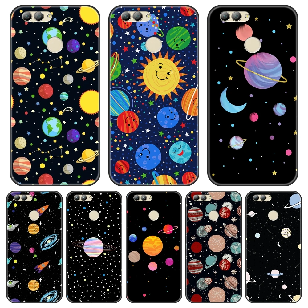 Чехол для телефона Huawei Nova Smart Lite 2017 Мягкая силиконовая задняя крышка со звездой 5 4