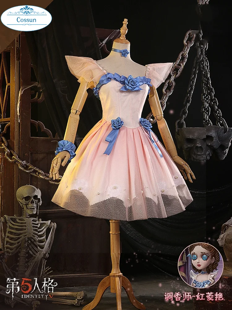 

Аниме! Женский костюм для косплея Лолиты, красный костюм для Хэллоуина, карнавала, вечерние