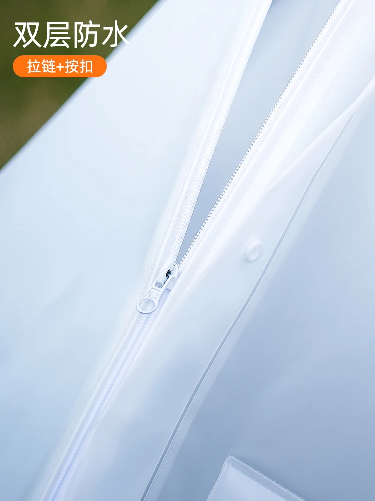 

Women Long Fashion Plastic Rain Coat Motorcycle Outdoor Travel Portable Breathable Veste Pluie Femme Transparent Coat EC50YY