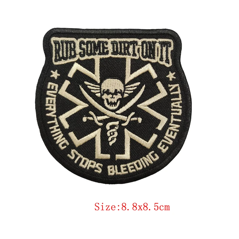 Нашивка Aanywe для бойцов гроль рок металлическая вышитая нашивка | Дом и сад