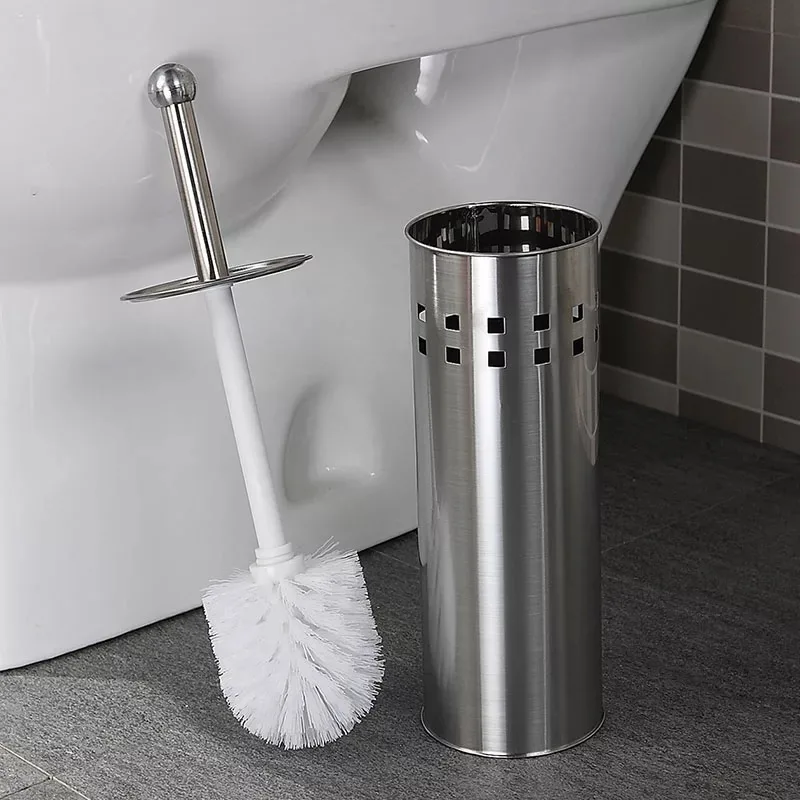 Щетка для унитаза и держатель с вентиляционными отверстиями нержавеющая сталь